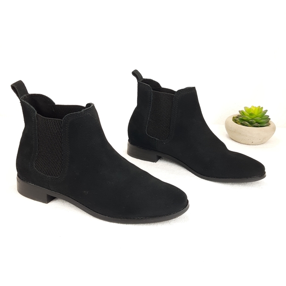 TOMS ELLA SUEDE ANKLE BOOTS - Picture 6 of 16
